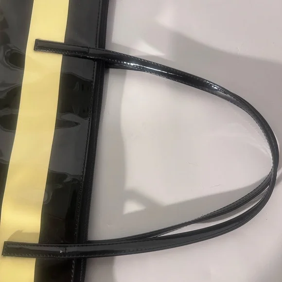 Kate Spade Black and cream color Striped Tote - Picture 7 of 15